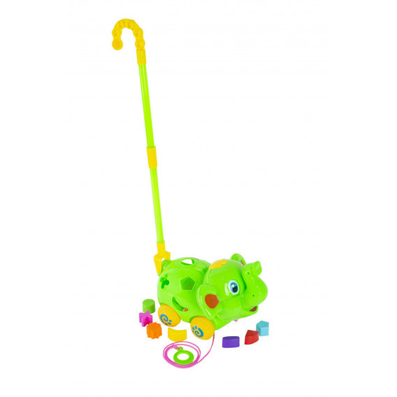 Игрушка-каталка Baby Team Слон зеленый (8661)