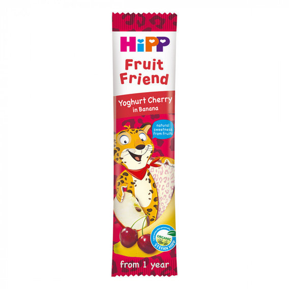 Фруктово-злаковый батончик HIPP йогурт-вишня-банан 23 г (1999032)