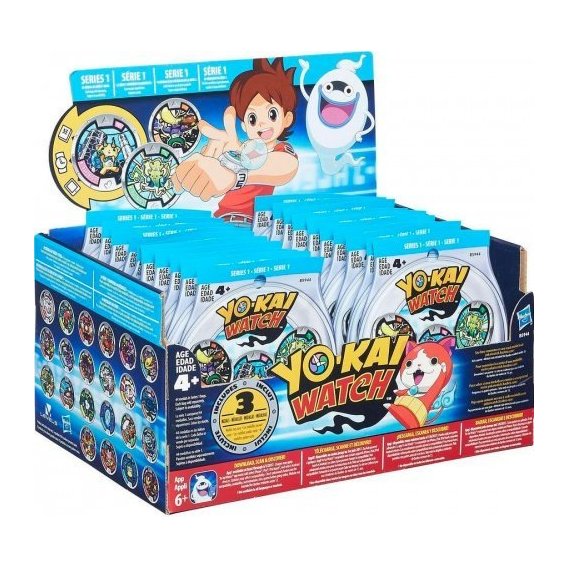 Игровой набор Hasbro, Yow Yo-kai Watch Медали 3 шт(сюрприз) (B5944)