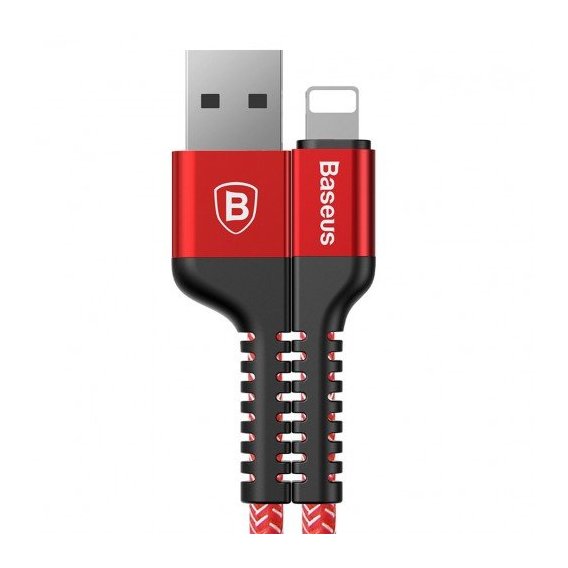 Кабель Baseus USB Cable to Lightning Confidant Anti-break 1m Red (CALZJ-A09)