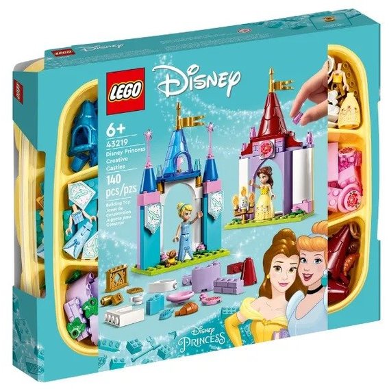 Конструктор LEGO Disney Princess Креативные замки принцесс Диснея 140 деталей (43219)