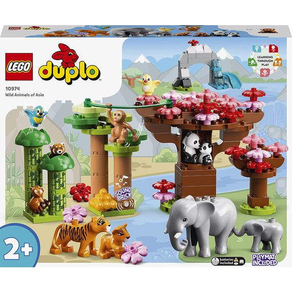 Конструктор LEGO DUPLO Дикие животные Азии (10974)