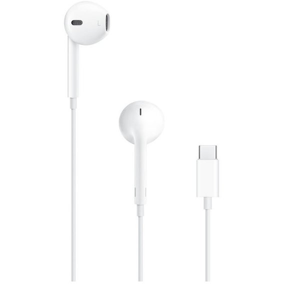 Наушники Проводная гарнитура Apple EarPods USB-C (MTJY3)