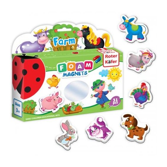 Настольная игра Vladi Toys My little world on magnets Farm (RK2101-01)