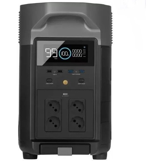 Зарядная станция EcoFlow DELTA Pro 3600Wh 1125000mAh Black (DELTAPro-EU)