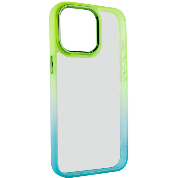 Аксессуар для iPhone TPU Case TPU+PC Fresh Sip Turquoise/Citric for iPhone 14 Pro Max