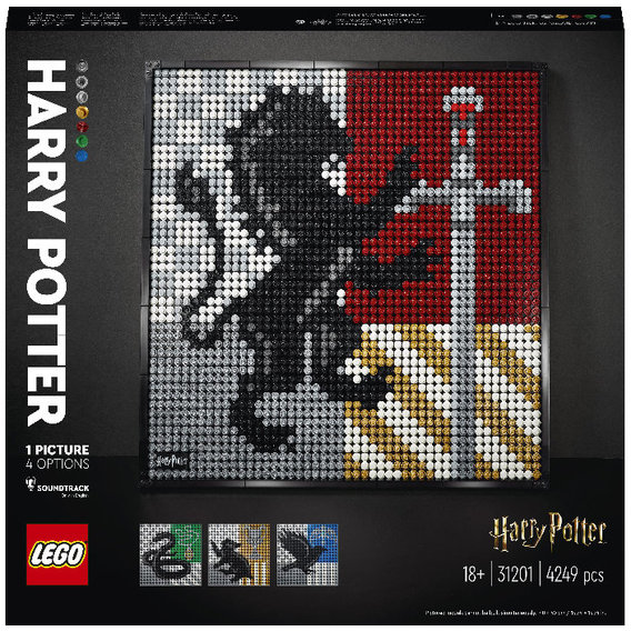 LEGO Art Гербы факультетов Хогвартса (31201)