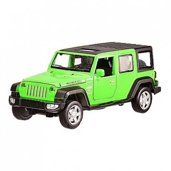 Машинка металлическая АвтоПром Jeep Wrangler Rubicon 6616 зеленая (6616(Green))