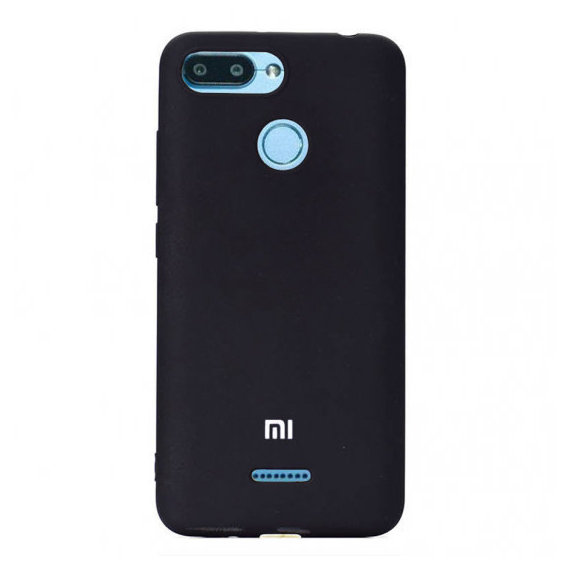 Аксессуар для смартфона Mobile Case Silicone Cover Black for Xiaomi Redmi 6