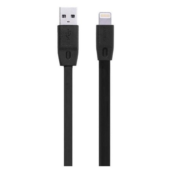 Кабель Remax USB Cable to Lighting Full Speed Black 2m (RC-001i)