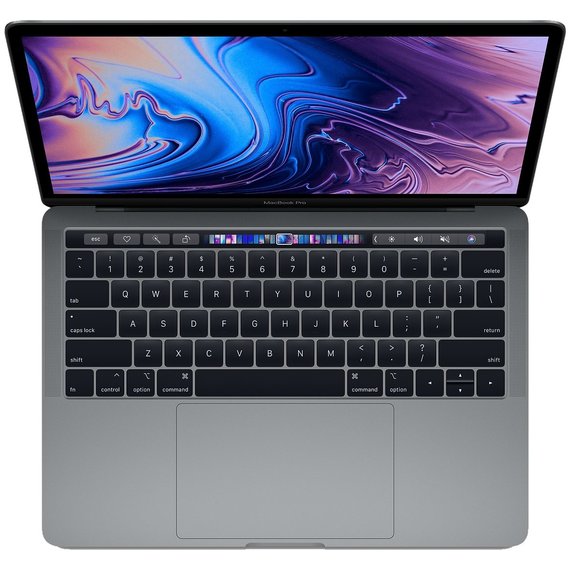 Apple MacBook Pro 13 Retina Space Gray with Touch Bar Custom (Z0V80004K) 2018