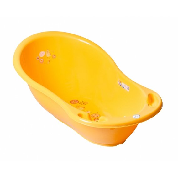 Ванночка Tega baby FL-004 Фольк 86 см желтая FL-004-113