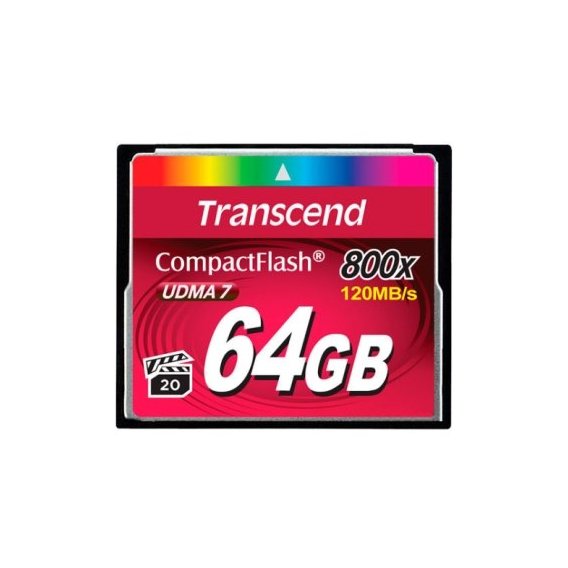 Карта пам'яті Transcend 64GB CompactFlash 800X (TS64GCF800)