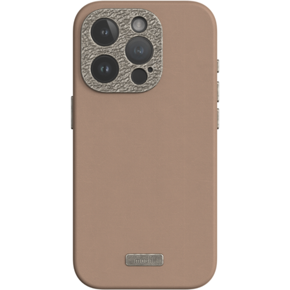 Аксессуар для iPhone Moshi Napa Slim Hardshell Case Woodsmoke Brown (99MO231107) for iPhone 15 Pro