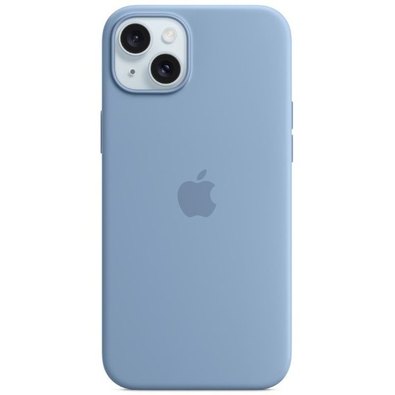 Аксесуар для iPhone Apple Silicone Case з MagSafe Winter Blue (MT0Y3) для iPhone 15