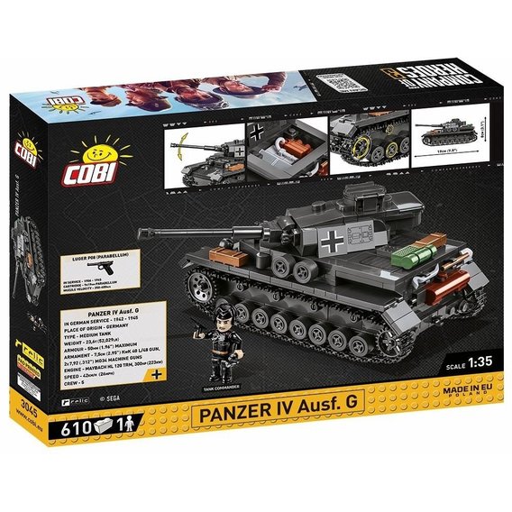 Конструктор Cobi Company of Heroes 3 Танк Panzer IV, 610 деталей