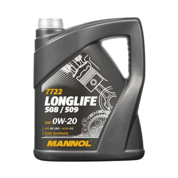 Моторное масло Mannol 7722 O.E.M. LONGLIFE 508/509 0W-20,5л (MN7722-5)