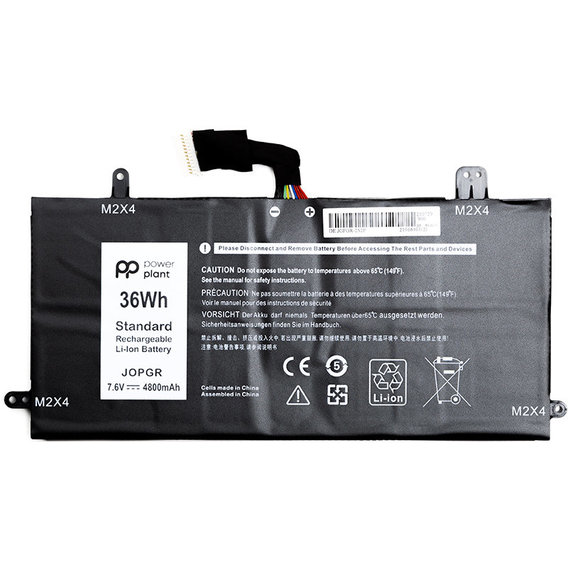 Батарея для ноутбука PowerPlant DELL Latitude 5285 Series (J0PGR) 7.6V 4800mAh