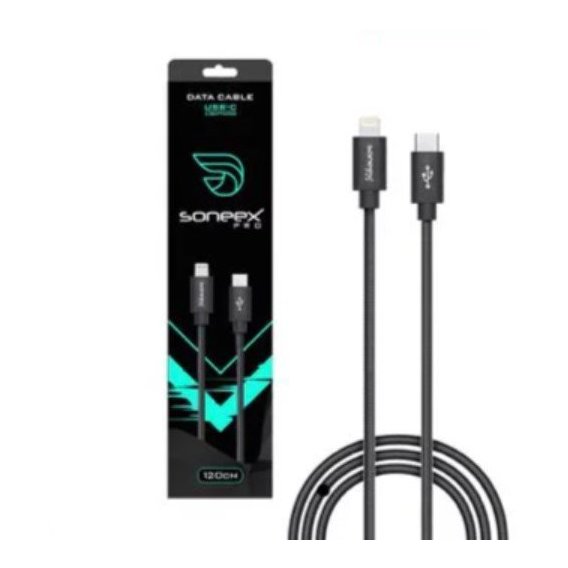 Кабель Soneex Cable USB-C to Lightning Pro Elite 1.2m Black