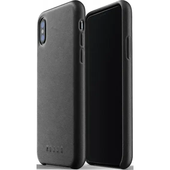 Аксессуар для iPhone MUJJO Full Leather Case Black for iPhone XS