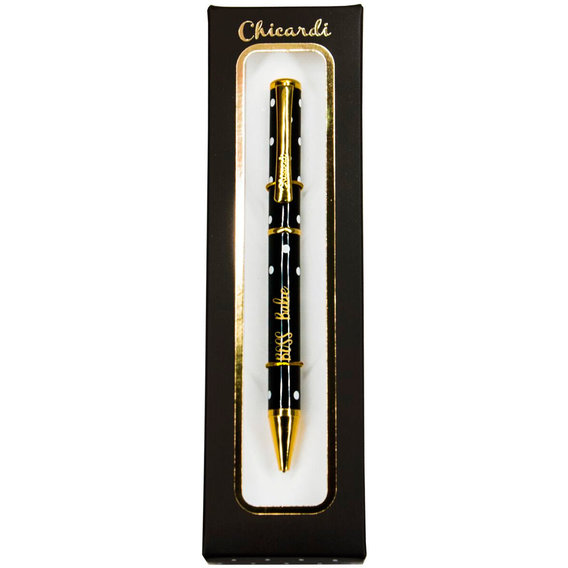 Ручка шариковая Chicardi Boss Babe в подарочной упаковке