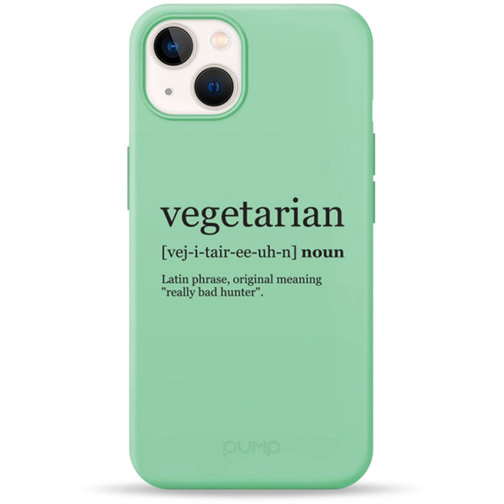 Аксессуар для iPhone Pump Silicone Minimalistic Case Vegetarian Wiki (PMSLMN13-4/253) for iPhone 13