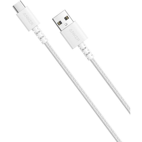 Кабель ANKER USB Cable to USB-C Powerline Select+ 1.8m White (A8023H21)