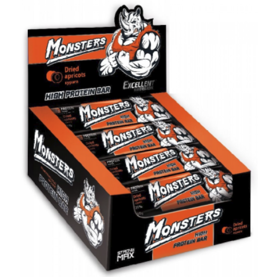 Monsters Strong Max 80 g x 20 Dried Apricots