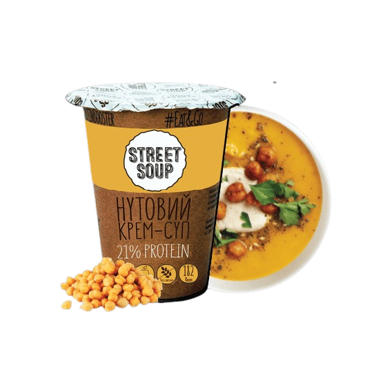 Крем-суп нутовый Street Soup 50 г стакан (4820201770146)