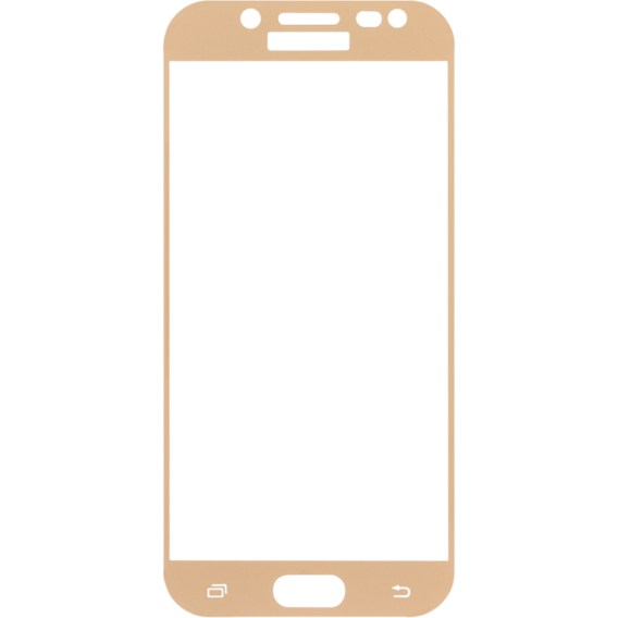 Аксессуар для смартфона MakeFuture Tempered Glass Full Cover Gold (MGFC-SJ530G) for Samsung J530 Galaxy J5 2017