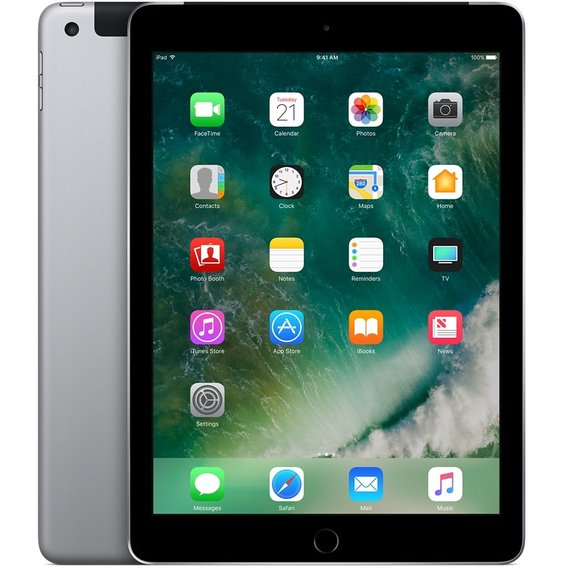 Планшет Apple iPad Wi-Fi + LTE 128GB Space Gray (MP2D2) 2017