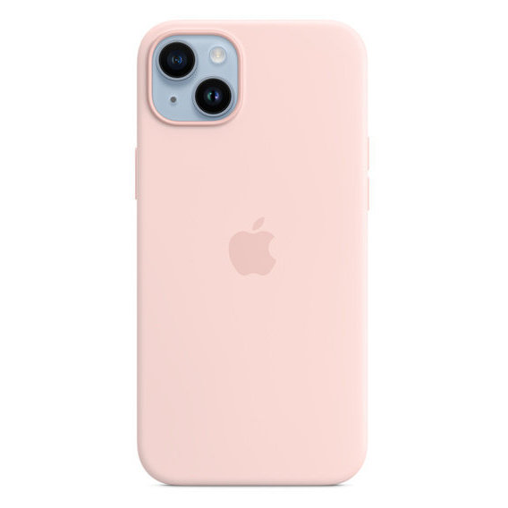 Аксессуар для iPhone Apple Silicone Case with MagSafe Chalk Pink (MPT73) for iPhone 14 Plus UA