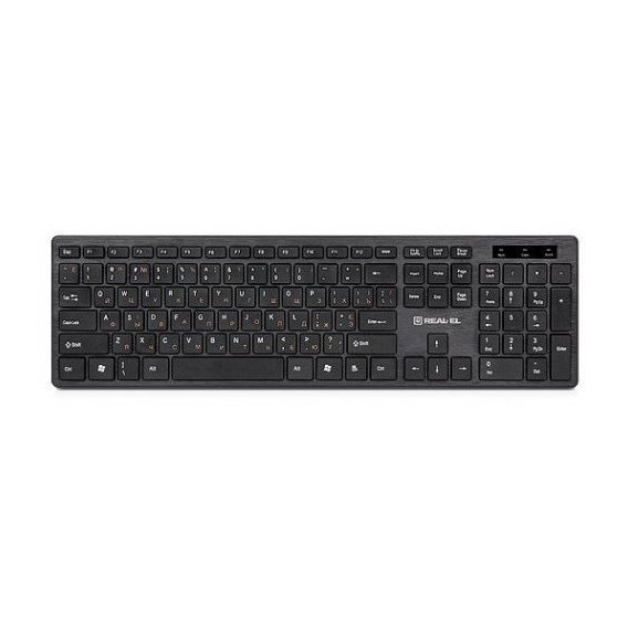 Клавиатура REAL-EL Comfort 7080 Black USB (EL123100007)