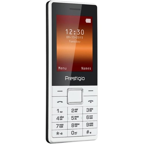 Мобильный телефон Prestigio Muze D1 1285 DS White (UA UCRF)