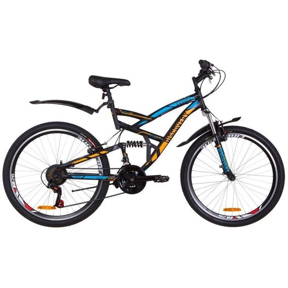 Велосипед Discovery CANYON 26" 2019 серо-оранжевый (м) (OPS-DIS-26-212)
