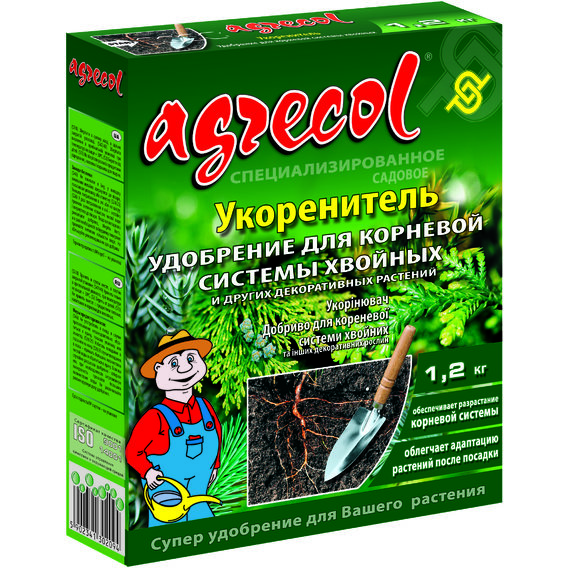 Удобрение Agrecol для корневой системы хвойных, 1.2кг (30209)
