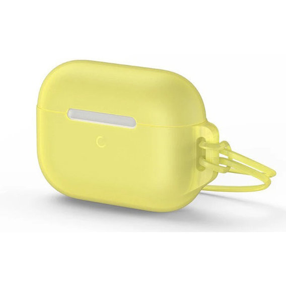 Чехол для наушников Baseus Let's Go Jelly Lanyard Case Yellow (WIAPPOD-D0Y) for Apple AirPods Pro