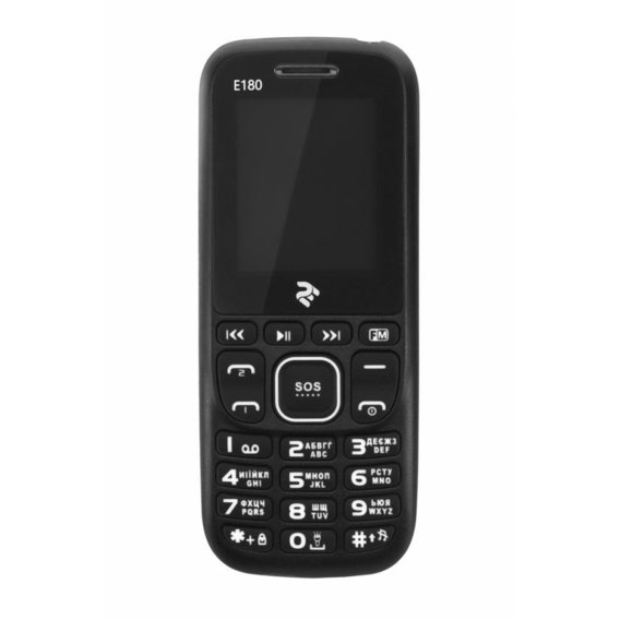 Мобильный телефон 2E E180 Dual Sim Black-Grey (UA UCRF)