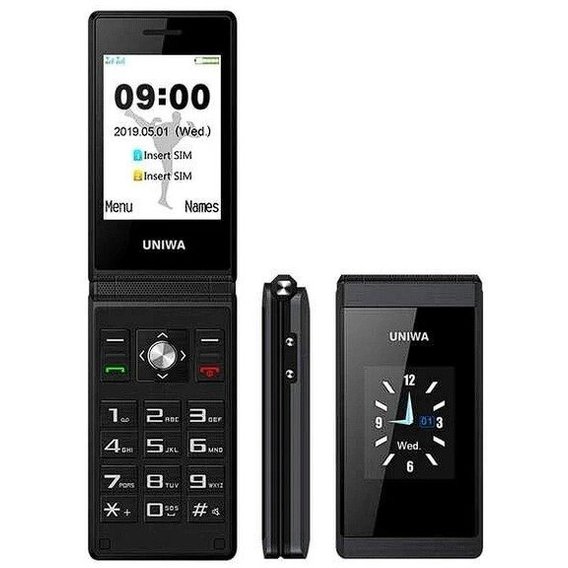 Мобильный телефон Uniwa X28 Black