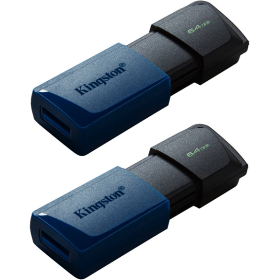 USB-флешка Kingston 64GB DataTraveler Exodia M USB 3.2 Blue (DTXM/64GB-2P)