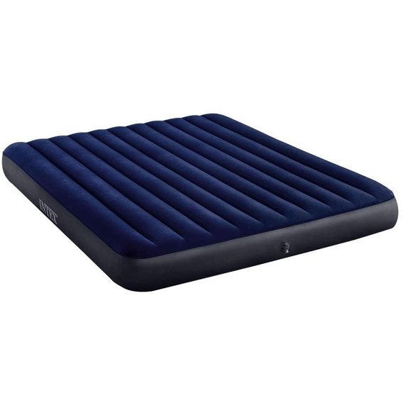 Надувной матрас Intex Classic Downy Airbed синий (64755)