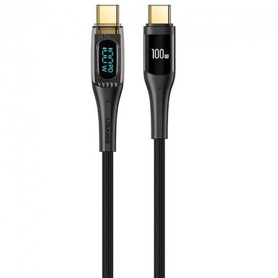 Кабель Usams Cable USB-C to USB-C Digital Display Cable PD 100W 1.2m сс