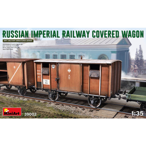Железнодорожный крытый вагон MINIART MA39002