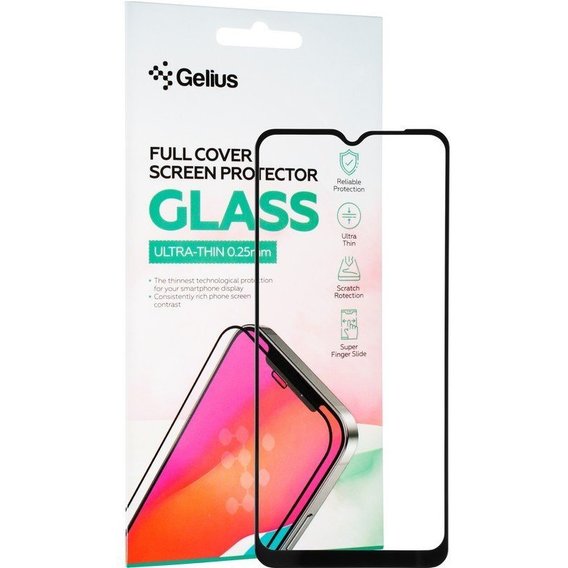 Аксесуар для смартфона Gelius Tempered Glass Full Cover Ultra Thin 0.25mm Black for Oppo A15