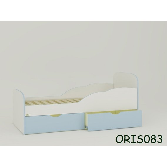 Кровать Oris Selena от 2-х лет 160x70 Бело-голубой