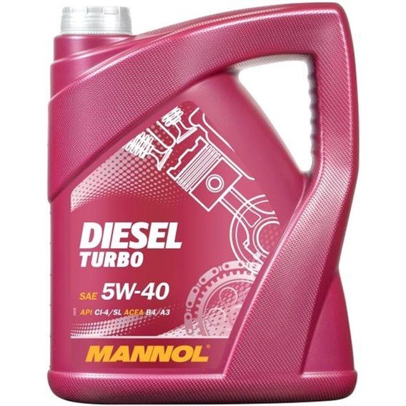 Моторное масло Mannol Diesel Turbo 5W-40, 5л (MN7904-5)