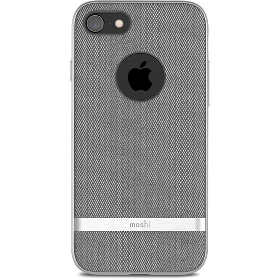 Аксессуар для iPhone Moshi Vesta Textured Hardshell Case Herringbone Gray (99MO088011) for iPhone SE 2020/iPhone 8/iPhone 7