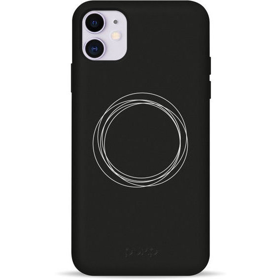 Аксессуар для iPhone Pump Silicone Minimalistic Case Circles on Dark (PMSLMN12(5.4)-6/173) for iPhone 12 mini