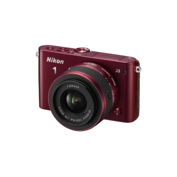 Nikon 1 J3 kit 10-30mm VR Red