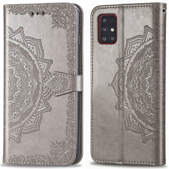 Аксессуар для смартфона Mobile Case Book Cover Art Leather Grey for Samsung M317 Galaxy M31s